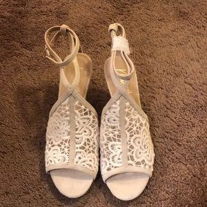 Nanette Lepore Lace Heels
